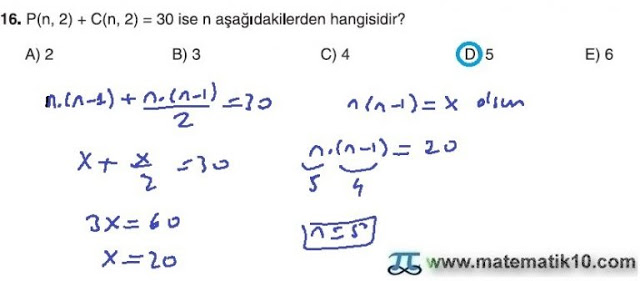 10. Sınıf Matematik Tuna Yayınları Ders Kitabı 49. Sayfa Çözümleri 