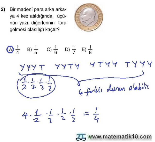 10. Sınıf Matematik Tuna Yayınları Ders Kitabı 67. Sayfa Çözümleri 